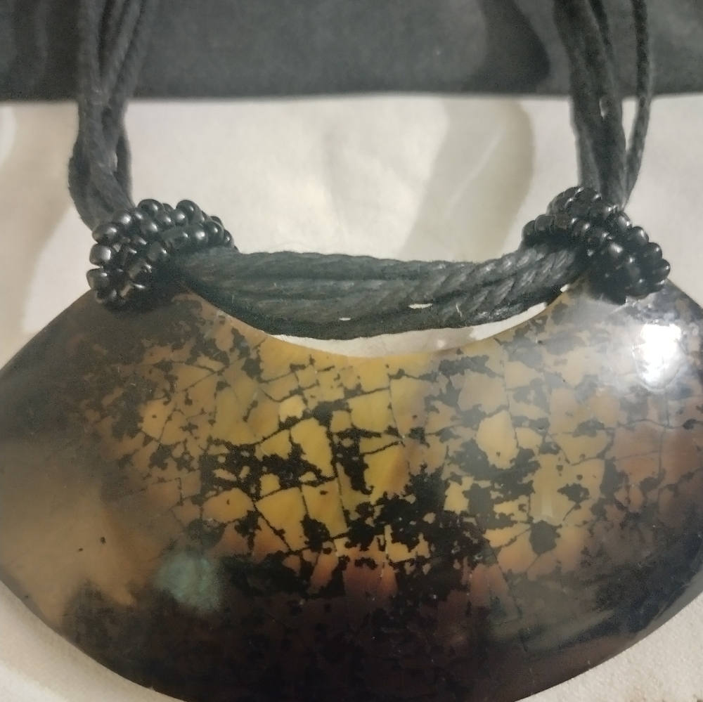 Vintage Buffalo Horn Necklace